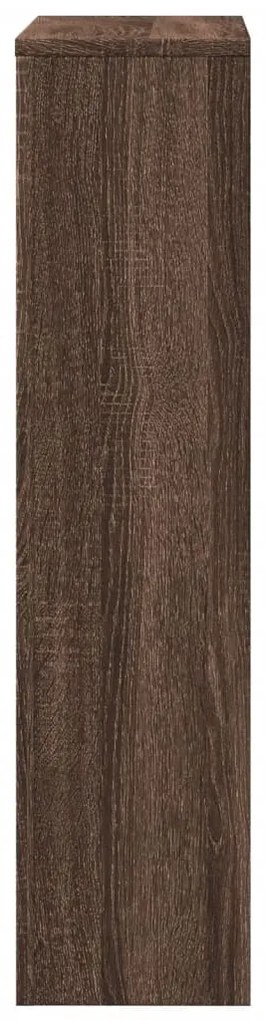 vidaXL Κάλυμμα Καλοριφέρ Καφέ Δρυς 78x20x82 εκ. Επεξεργασμένο Ξύλο