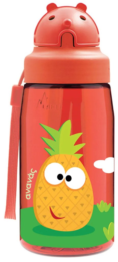 Παγούρι 450ml Με Καλαμάκι Laken Ανανάς/Αχλάδι