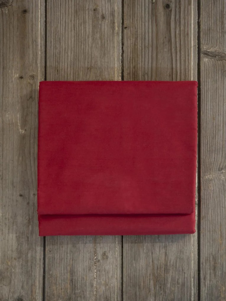 ΜΟΝΟ ΣΕΝΤΟΝΙ 160x260cm NIMA - SUPERIOR SATIN RED