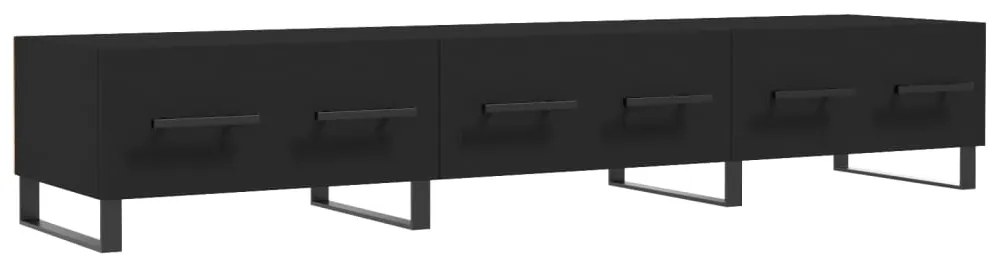 vidaXL Έπιπλο Τηλεόρασης Μαύρο 150x36x30 εκ. από Επεξεργασμένο Ξύλο