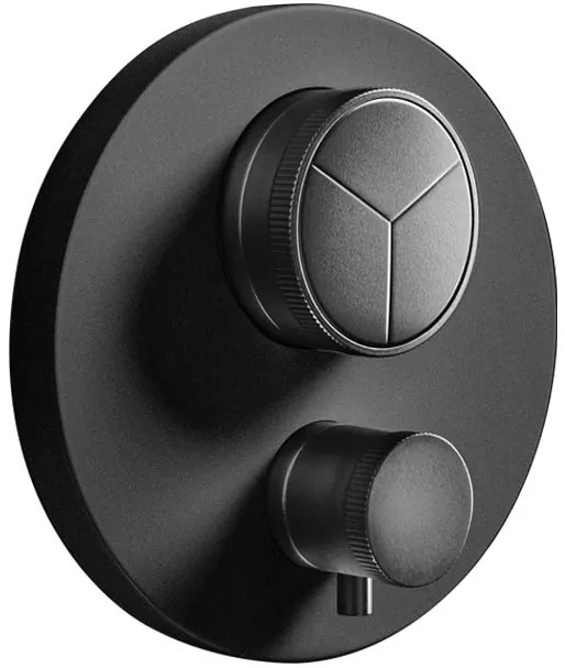 Θερμοστατικός μίκτης 3 εξόδων Push-Inox