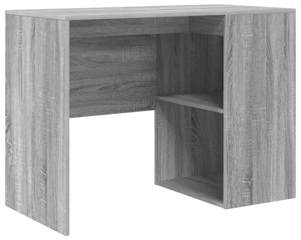 vidaXL Γραφείο Γκρίζο Σονομα 102 x 50 x 75 εκ Επεξεργασμένο ξύλο