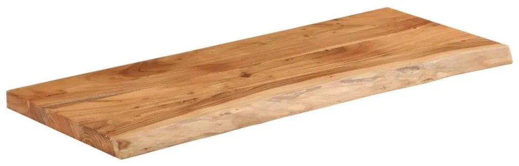 vidaXL Πάγκος Μπάνιου Ορθογώνιος 140x60x2,5 εκ. από Μασίφ Ξύλο Ακακίας