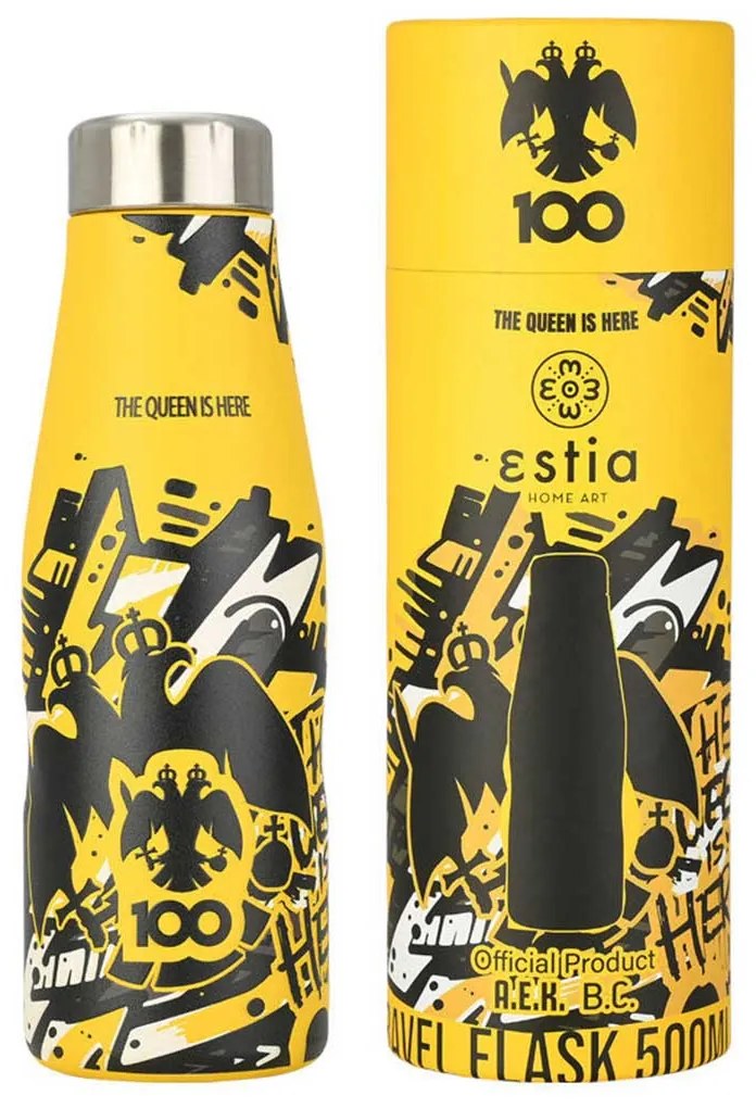 Μπουκάλι Θερμός 500ml Estia AEK B.C. Edition The Queen Is Here 00-27209