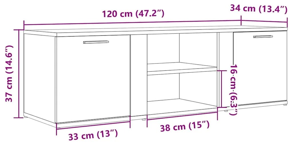 ΈΠΙΠΛΟ ΤΗΛΕΟΡΑΣΗΣ ΠΑΛΙΟ ΞΥΛΟ 120 X 34 X 37 ΕΚ. ΑΠΟ ΜΟΡΙΟΣΑΝΙΔΑ 855974