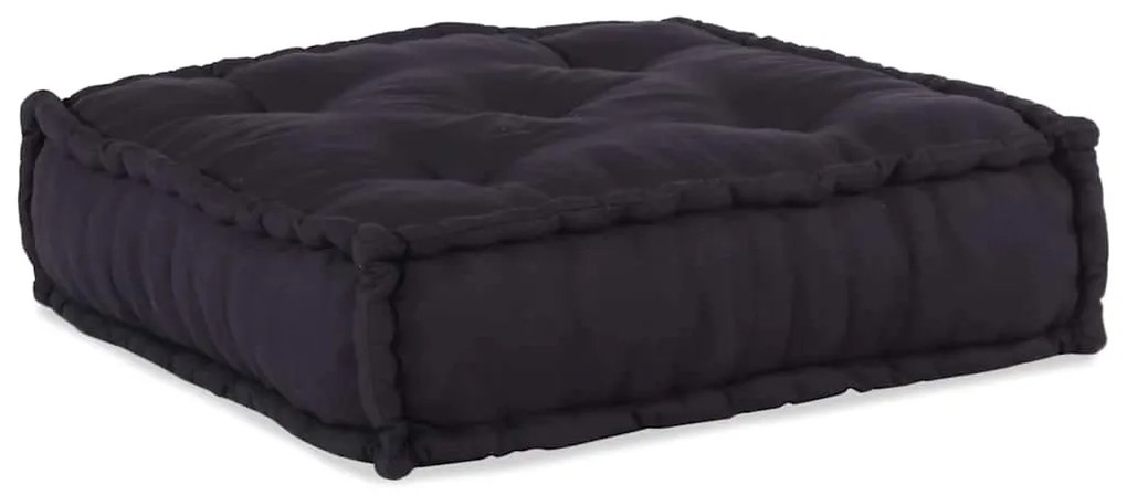 vidaXL Modular Pouffes - Σετ 2 σε Υφασμάτινη Ανθρακί