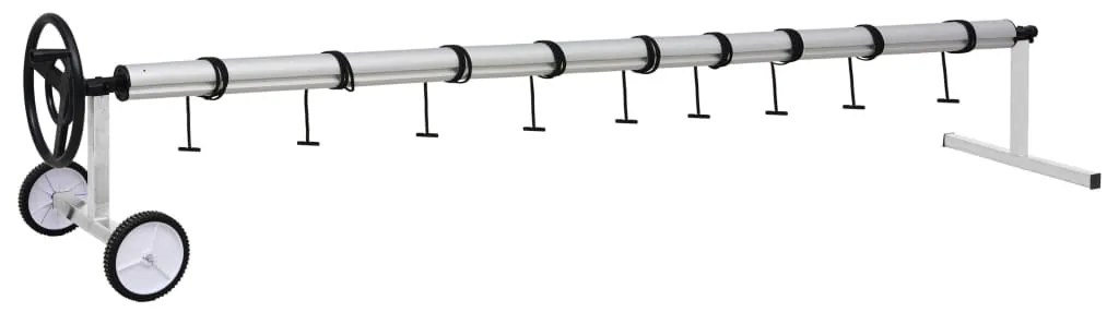 vidaXL Roller Καλύμματος Πισίνας με Βάση από Ανοξείδωτο Χάλυβα