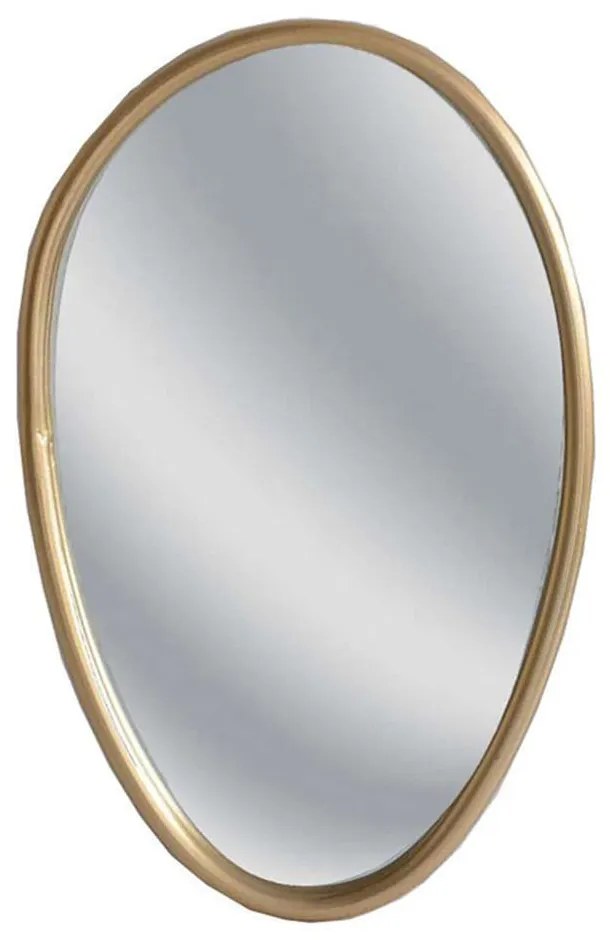 Καθρέπτης Τοίχου Stone 11-0177 26x2,5x40,6cm Gold Matte Metal, Glass