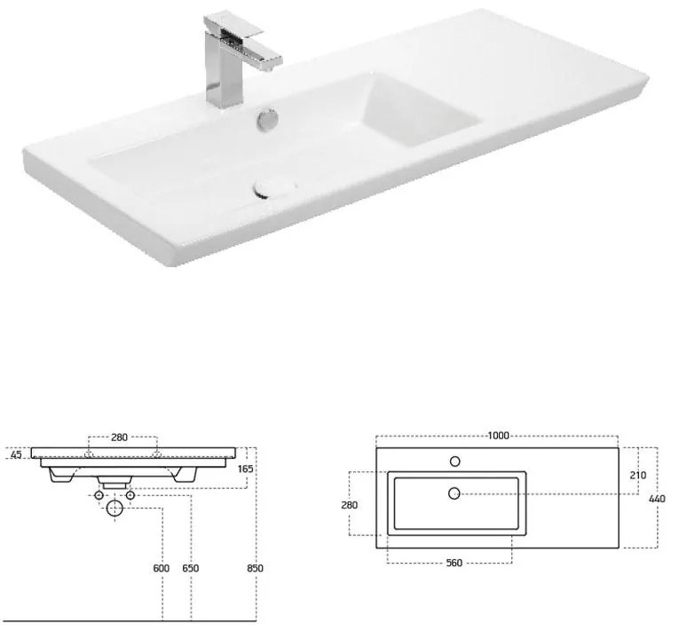 Σετ μπάνιου Status 100 100x44x140 εκ.