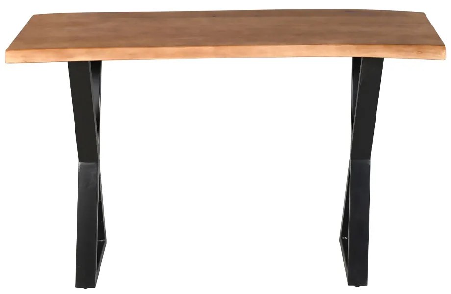 MINGLE ΚΟΝΣΟΛΑ ΦΥΣΙΚΟ ΜΑΥΡΟ 120x40xH76cm - 05-0764