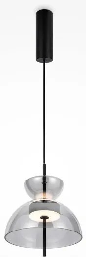 Κρεμαστό Φωτιστικό Οροφής LED 12W Γυαλί 30,3cm Bangkok Maytoni-MOD185PL-L6B3K5-Φιμέ/Smoke MOD185PL-L6B3K5