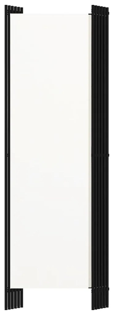 vidaXL Διαχωριστικό Δωματίου με 6 Πάνελ Λευκό 300 x 180 εκ.
