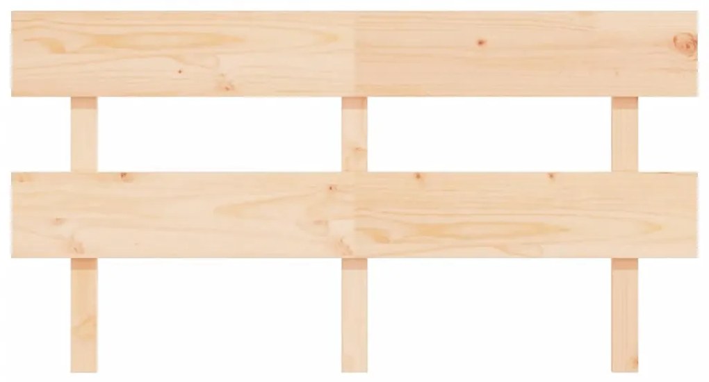 vidaXL Κεφαλάρι Κρεβατιού 154 x 3 x 81 εκ. από Μασίφ Ξύλο Πεύκου