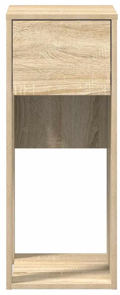 vidaXL Πύργος υπολογιστών με συρτάρι Δρυς sonoma 30x44x74 cm