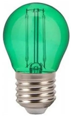 Λάμπα LED E27 G45 Filament 2W γυαλί V-TAC-7411-Πράσινο 7411