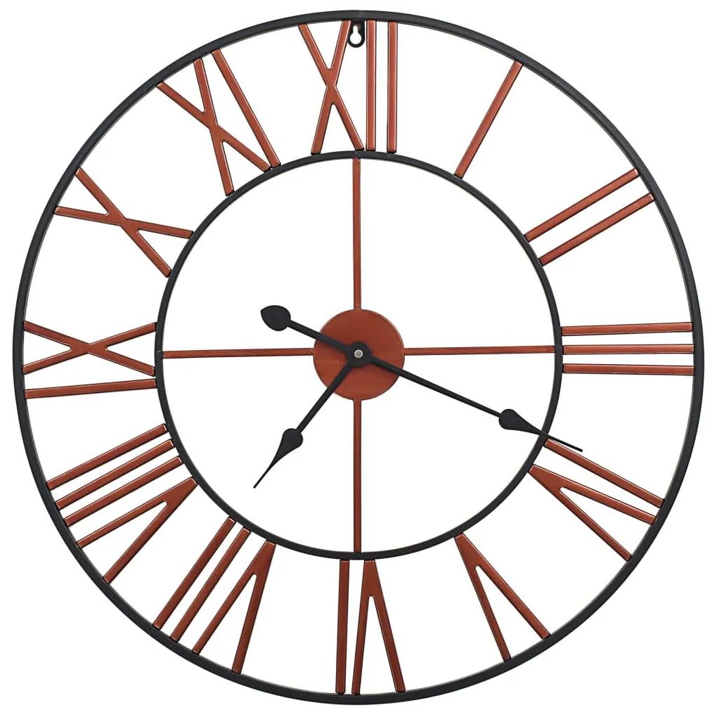 Ρολόι Τοίχου Κόκκινο 58 εκ. Μεταλλικό - Κόκκινο