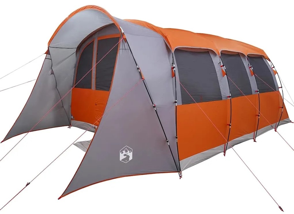 vidaXL Σκηνές Γκρι και πορτοκαλί 576 x 325 x 213 εκ Πολυεστέρας