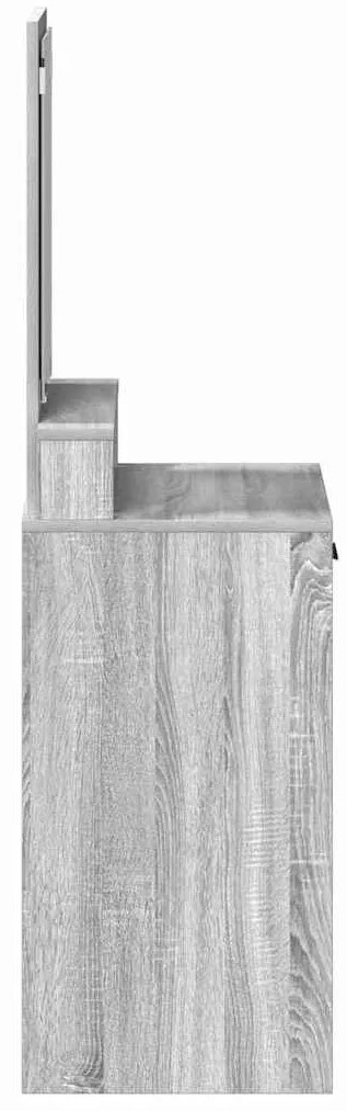 vidaXL Κομμό Υπνοδωματίου με συρτάρι Γκρι sonoma 50 x 41 x 140 εκ.