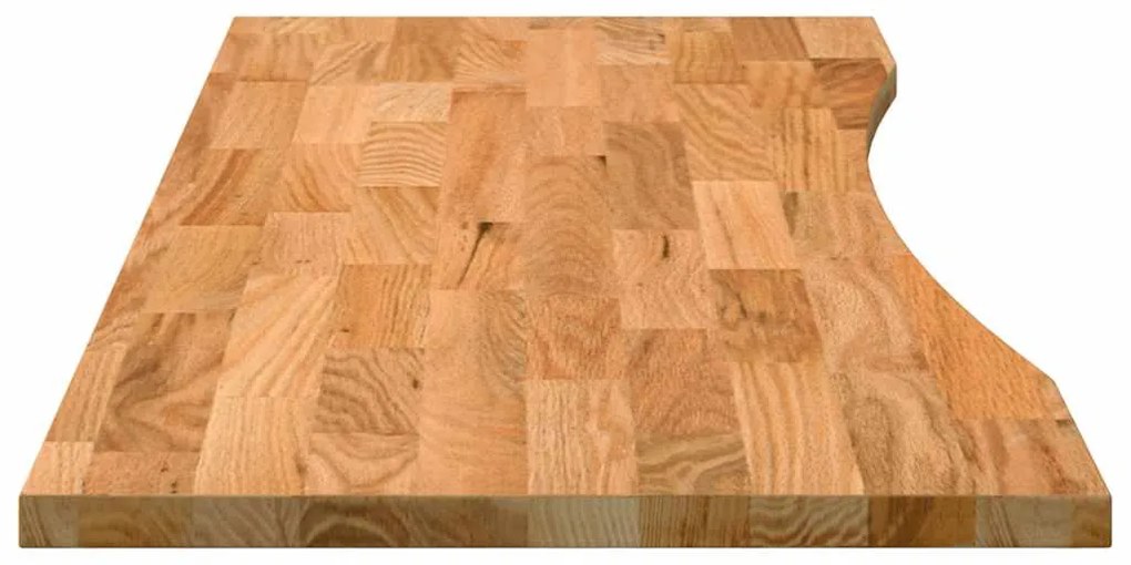 vidaXL Επιφάνεια Τραπεζιού Ορθογώνιος 140x60x2,5 εκ. Μασίφ Ξύλο Δρυός