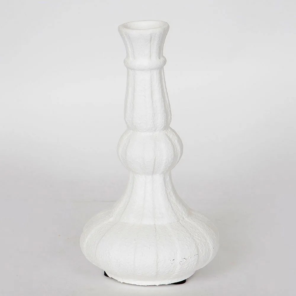 Βάζο Κεραμικό 752-20261 13x13x23,5cm White Estheti Home Ceramic
