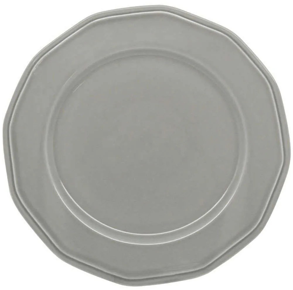 Πιάτο Ρηχό Premium Classic 8252-01 27cm Grey Ankor Πορσελάνη