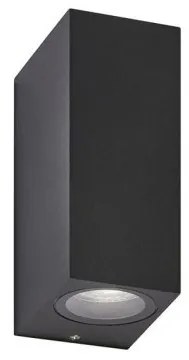 Απλίκα Φωτιστικό Τοίχου Emilio Μαύρο IP54 30569 Fischer Honsel-30569-Μαύρο 30569