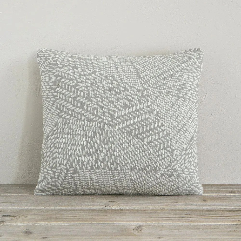 Μαξιλάρι Διακοσμητικό (Με Γέμιση) Basida Grey Nima 45X45 Cotton-Polyester