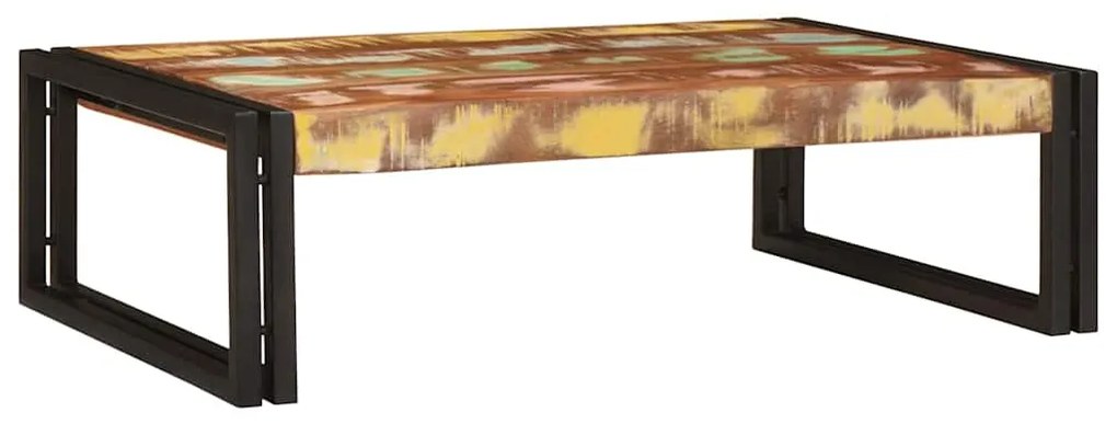 vidaXL Ράφι μπάνιου Πολύχρωμο 80 x 50 x 23 εκ Στερεό ανακτημένο ξύλο