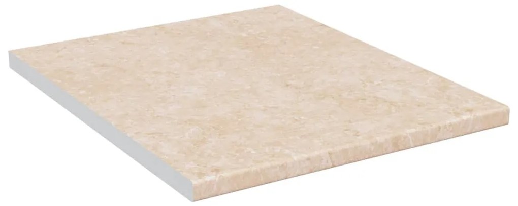 vidaXL Πάγκος Κουζίνας Μπεζ με Υφή Μαρμάρου 50x60x2,8 εκ Μοριοσανίδα