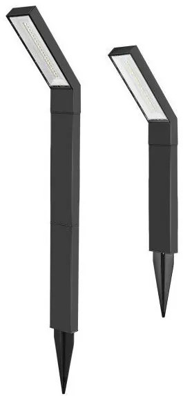 Επιδαπέδιο Καρφωτό Φωτιστικό LED 3W IP65 3CCT Μαύρο 6812 Spotlight-6812-Μαύρο 6812