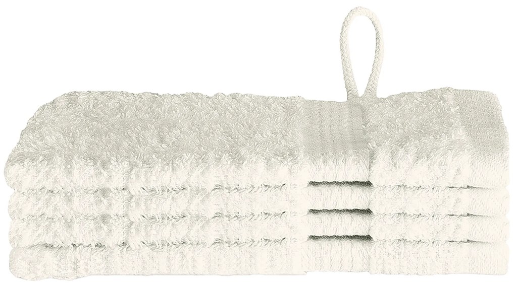 vidaXL Πετσέτες 4 pcs Κρεμ 15 x 21 cm Βαμβάκι