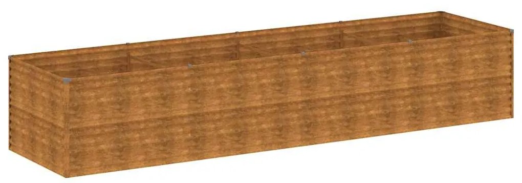 vidaXL Ζαρντινιέρα 386 x 100 x 69 εκ. από Ατσάλι Σκληρυθέν στον Αέρα