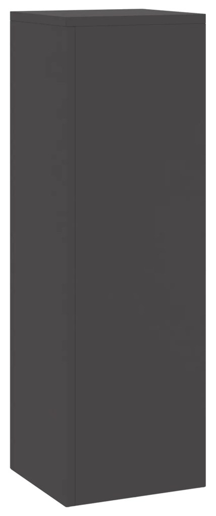 vidaXL Εξωτερικές Γλάστρες Στήλη 2 τμχ Μαύρες 24x24x75 εκ. Ατσάλι