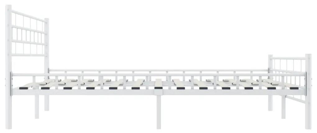 Πλαίσιο Κρεβατιού Λευκό 180 x 200 εκ. Μεταλλικό - Λευκό