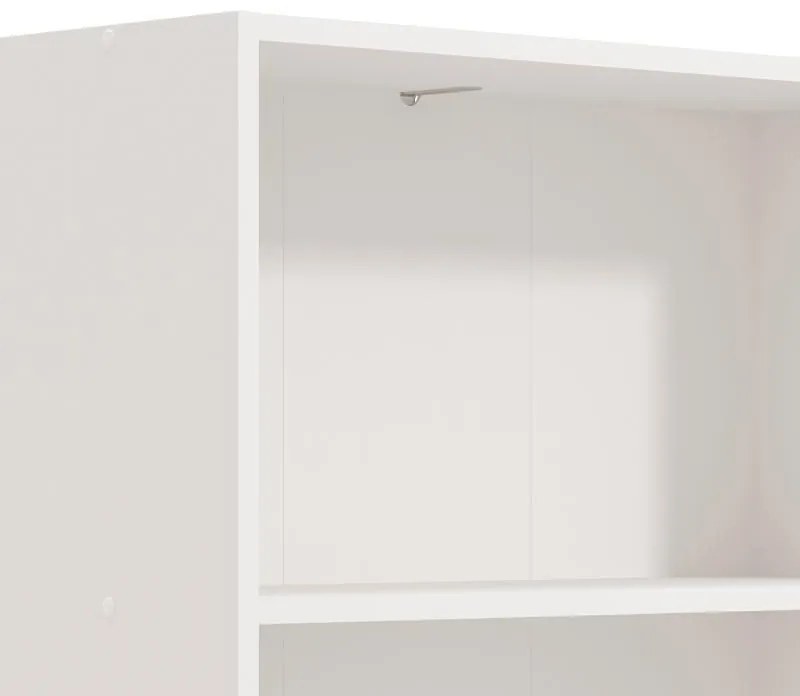 Βιβλιοθήκη Tomar 6 Λευκό 70x24,5x211,5 εκ. 70x24.5x211.5 εκ.