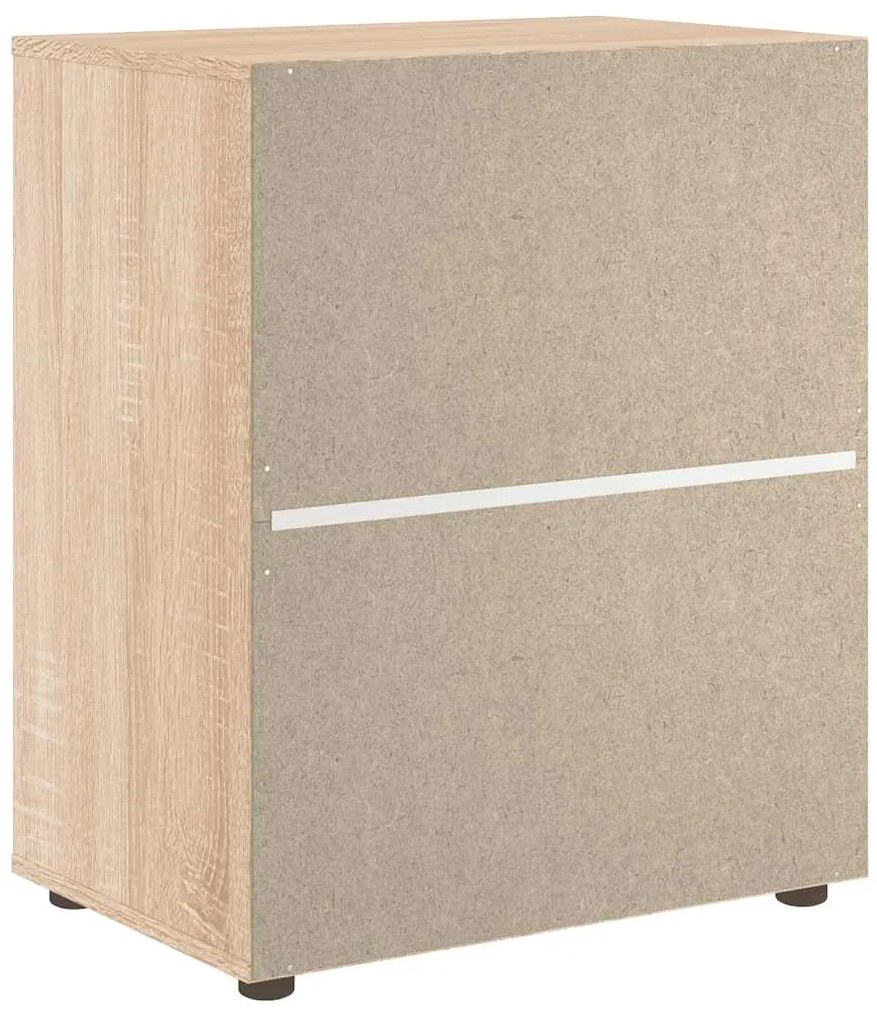 Sideboard VISNES Δρυς Sonoma 60x40x73 cm Ξύλο μηχανής - Καφέ