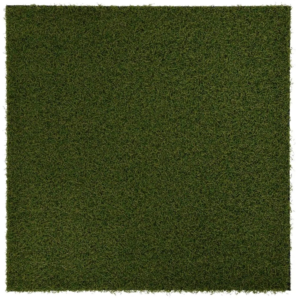 vidaXL Πλακάκια Συνθετικού Χλοοτάπητα 8 τεμ. 50x50x2,5 εκ. Καουτσούκ