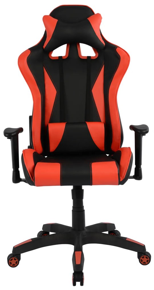 ΚΑΡΕΚΛΑ ΓΡΑΦΕΙΟΥ GAMING HM1062.01 SPEED ΜΑΥΡΟ ΚΟΚΚΙΝΟ PU 68,5 x 71,5 x 133,5 εκ.