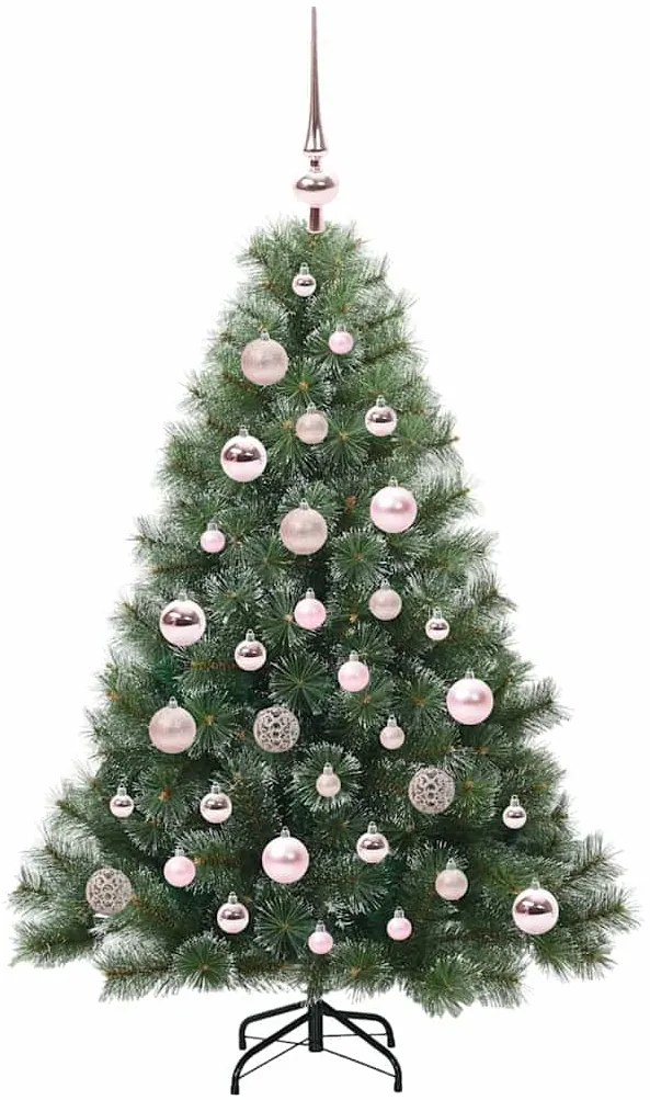 vidaXL Τεχνητό Χριστουγεννιάτικο Δέντρο Πράσινο 120 cm ΠΕ και PVC