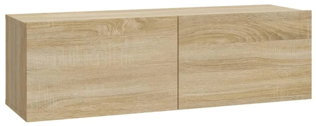 vidaXL Σετ Επίπλων Τηλεόρασης 7 Τεμαχίων Sonoma Δρυς Επεξ. Ξύλο