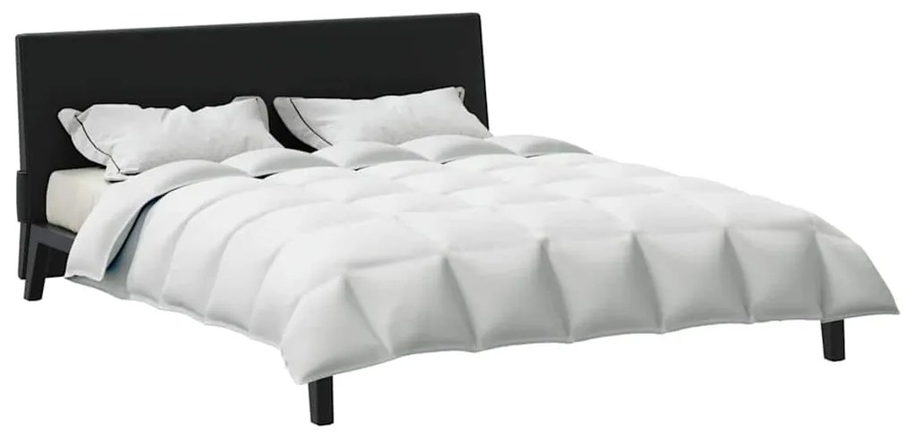 vidaXL Κουβέρτια & Κουβέρτες Λευκό 200 x 200 cm Πούπουλο