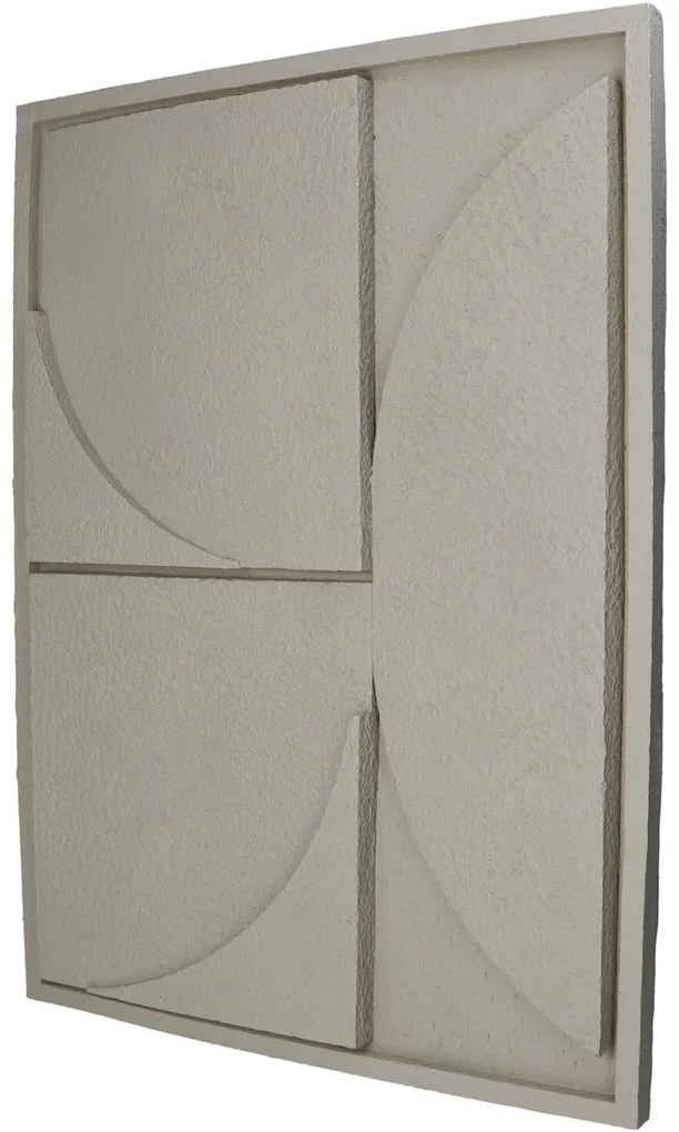 Διακοσμητικό Τοίχου ArteLibre Μπεζ Polyresin 49.5x4.5x69.5cm