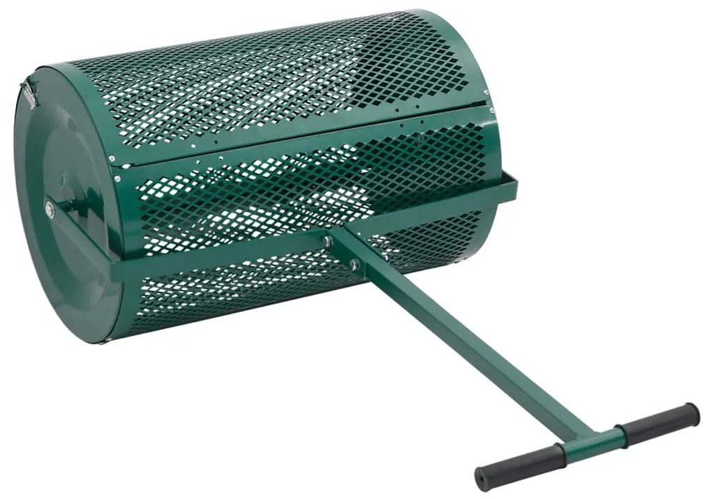 vidaXL Μηχάνημα Διανομής 75L Κομπόστ Ø40 x 60 εκ. Ατσάλινο