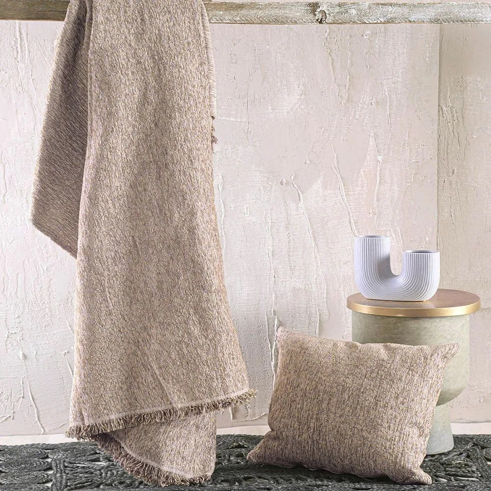 Ριχτάρι Stefan Brown Ρυθμός Three-Seater 180x280cm Βαμβάκι-Chenille