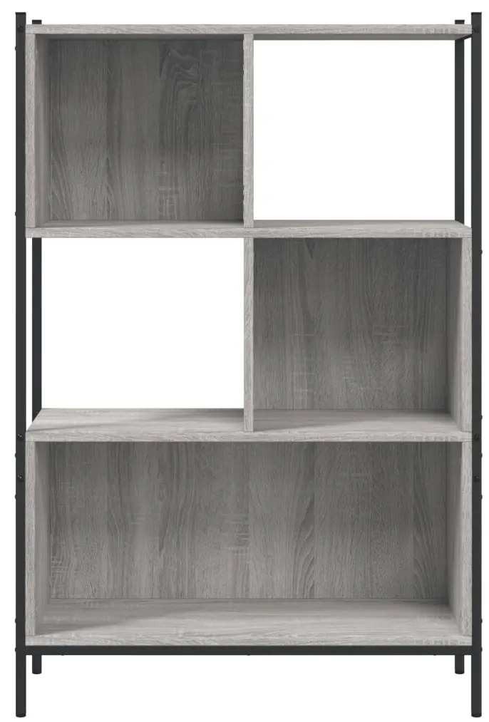 vidaXL Βιβλιοθήκη Γκρι Sonoma 72x28x109 εκ. από Επεξεργασμένο Ξύλο