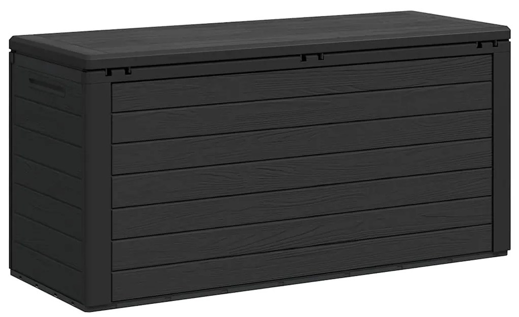 vidaXL Μπαούλο Αποθήκευσης Κήπου Ανθρακί 116 x 44 x 55 εκ.