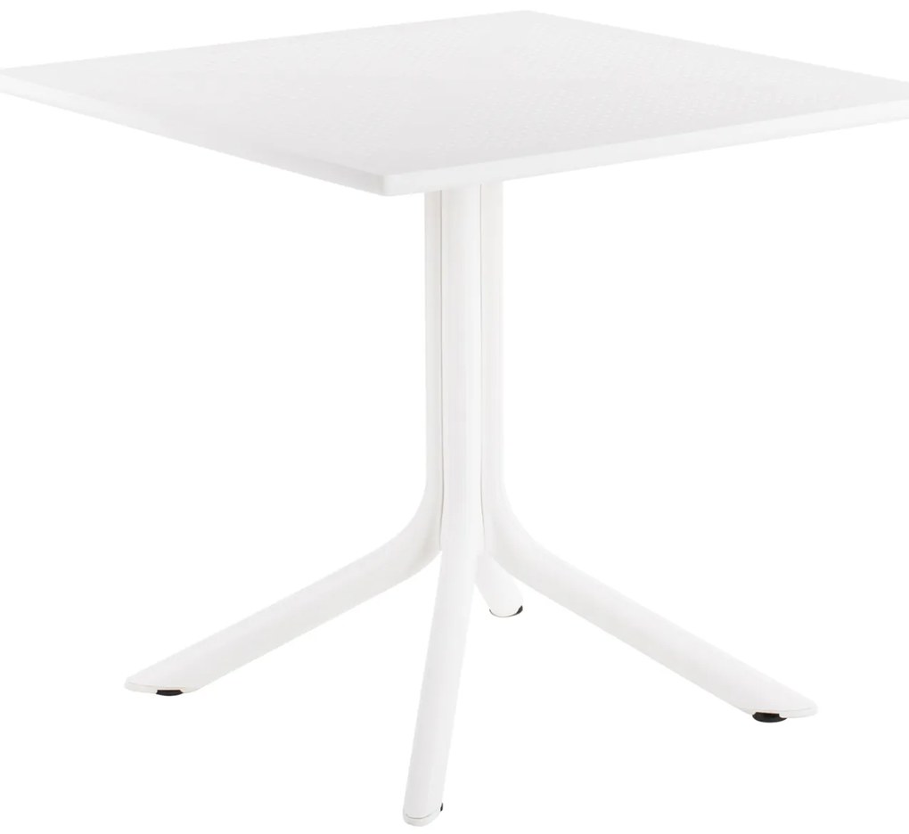 ΤΡΑΠΕΖΙ ΠΟΛΥΠΡΟΠΥΛΕΝΙΟΥ ΤΕΤΡΑΓΩΝΟ LUNAR HM5930.13 ΚΑΦΕ 80x80x75Yεκ.