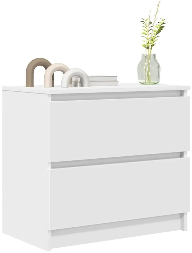 ντουλάπι τηλεόρασης vidaXL Λευκό 60x35x54 cm Κατασκευασμένο ξύλο