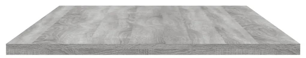 vidaXL Ράφια Τοίχου 4 τεμ. Γκρι Sonoma 100x40x1,5 εκ. Επεξεργ. Ξύλο