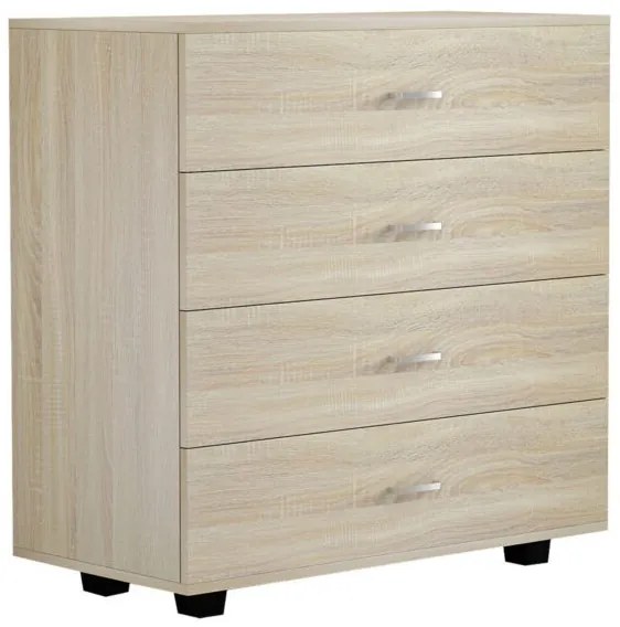 ΣΥΡΤΑΡΙΕΡΑ ΜΕΛΑΜΙΝΗΣ ME 4 ΣΥΡΤΑΡΙΑ SONOMA HM8996.01 80x40x83Yεκ.